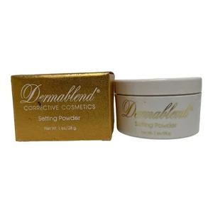 NEW- VINTAGE Dermablend Setting Powder 1oz Original GOLD BOX - Picture 1 of 2