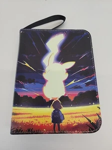Pikachu Pokemon Inspired Trading Card Binder Album with 400 Card Sleeves - Picture 1 of 6
