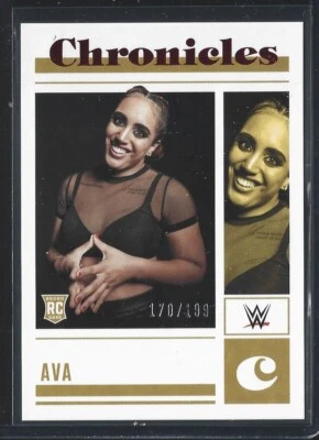 Ava - 2023 Panini Chronicles WWE #77 - Red 170/199 RC - Image 1 of 2
