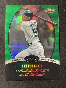 2008 Topps Finest - Green Refractor #FM-IS Ichiro Suzuki /199