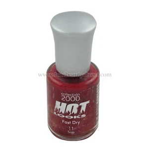 COLLECTION 2000 HOT LOOKS NAIL VARNISH POLISH SASS 11 PINK SHIMMER NEW - Picture 1 of 3