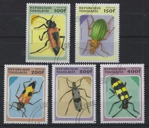 va1588 TOGO/ Käfer MiNr 2396 - 2400 aus Satz o - Imagen 1 de 1