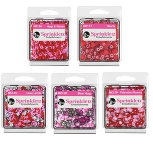 Botones Galore Sprinkletts VALENTINES Pequeño Polímero Arcilla Adornos para Artesanía - Imagen 1 de 6