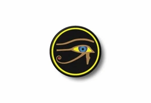 Patch toppe toppa ricamo termoadesiva stampado biker moto occhio di horo horus - Bild 1 von 1