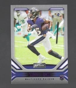 2019 Panini Playbook Marquise Brown #112 Baltimore Ravens Rookie RC - Picture 1 of 2