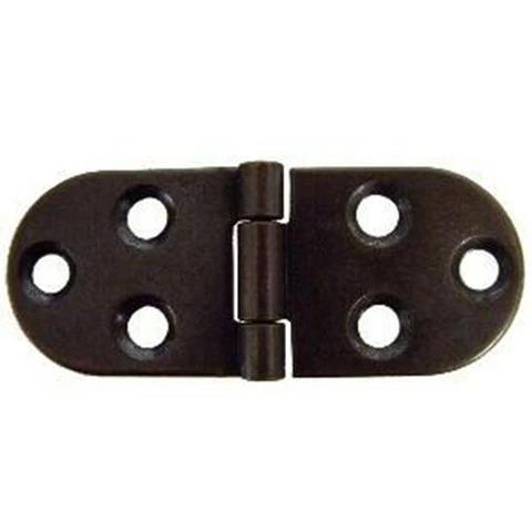 Rounded Antique Copper Sewing Machine Hinge | 2 Pc/Pack | Old Furniture Reproduc Cover