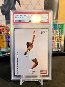 ⭐️ VENUS WILLIAMS 2003 NETPRO ELITE EVENT EDITION #E6 PSA 10 GEM MINT RC SP 🔥 - Picture 1 of 2