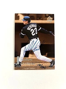ROBIN VENTURA 2000 SP Authentic Autograph Buyback Card SP-RV #160/370 - Picture 1 of 4