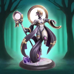 Kit Modelo Resina 30mm Mago Niña Extraterrestre Fantasía Sin Pintar - Imagen 1 de 5