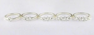 Banda decorativa redonda de 3 mm plata esterlina - Imagen 1 de 16