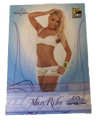 2008 Benchwarmer~Mary Riley~3Qty.~1 Auto~2not~Comic Con In San Diego,CA~NM/MT !! - Image 1 of 3