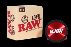 RAW LIFE GRINDER CLEAR VIEW RED - Picture 1 of 4