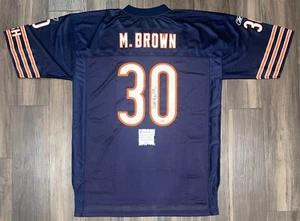 Mike Brown Signed Chicago Bears NFL Football Reebok Jersey Nebraska Schwartz COA - Picture 1 of 12