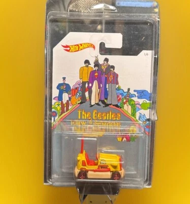 Coche Hot Wheels The Beatles 'Yellow Submarine' 50th BUMP AROUND + Estuche Foto 1 de 2