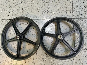 ACS Z Mag Old School BMX Wheelset 20" Nylon 3/8" axle Vintage 80's - Picture 1 of 8