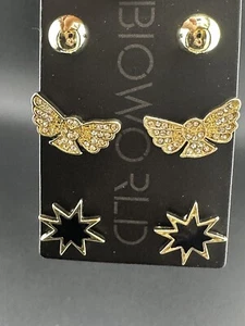 Nintendo Zelda Earring Set of 3 Pairs Earrings Triforce Link - NEW - Bild 1 von 5
