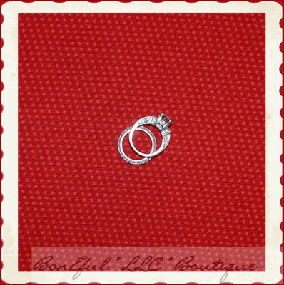BonEful Fabric FQ Cotton Red VTG DECOR Country Cabin Xmas Dot Calico American US - Image 1 of 4