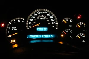 03-04 *REBUILT* CHEVY 1500 TAHOE YUKON INSTRUMENT CLUSTER 15182146 GAUGES 274k - Picture 1 of 7
