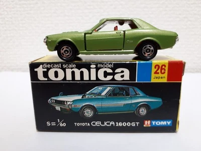 Tomica - Nº26 Toyota Celica 1600GT Color Verde Hecho en Japón Foto 1 de 4
