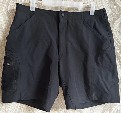 LL BEAN Mens S Cycling SHORTS Bioactive Tech Mountain Bike Black Outdoor - Image 1 of 4