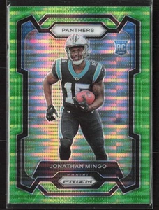 2023 Panini Prizm #312 Jonathan Mingo Neon Green Pulsar - Picture 1 of 2