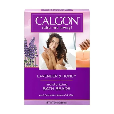 Cuentas de baño ultra hidratantes Calgon, lavanda y miel, 30 oz Foto 1 de 2
