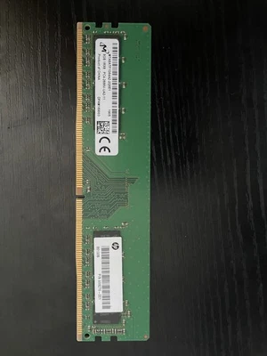 Micron 8GB DDR4-2666 PC4-21300 1Rx8 DIMM Desktop Memory RAM MTA8ATF1G64AZ-2G6E1 - Image 1 of 2