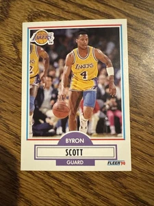 1990-91 Fleer - Byron Scott #94 Los Angeles Lakers - Picture 1 of 2
