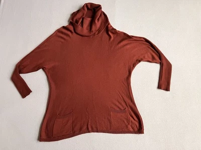 Suéter Pullover Fenn Wright Manson Para Mujer XL Cuello Capucha Óxido Lana Angora Dolman Foto 1 de 4