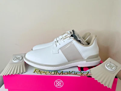 G/FORE GALLIVAN2R SIDE STRIPE KILTIE SPIKELESS GOLF SHOES STONE WOMENS GLF000037 - Image 1 of 4