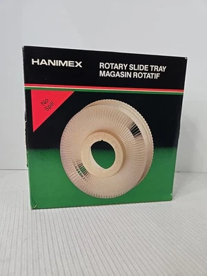 Vintage Hanimex No Spill Rotary Slide Tray Holds 100 2"x 2" Slide 32 Slides Inc - Image 1 of 4