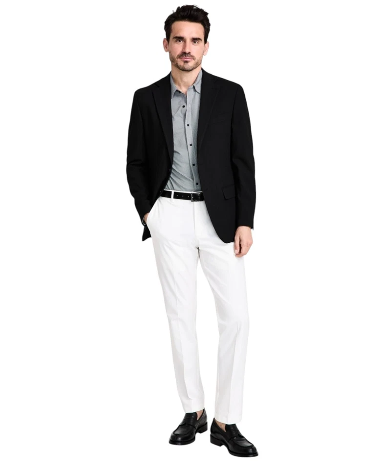 Мужское классическое спортивное пальто Michael Kors Blazer 36 S черное однотонное - Изображение 1 из 1