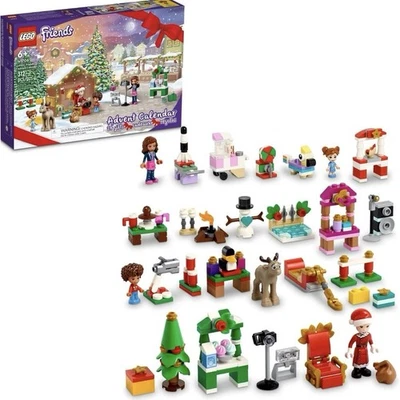 LEGO Friends 41706 Advent Calendar New Sealed Set Santa Rudolph Figures - Image 1 of 4