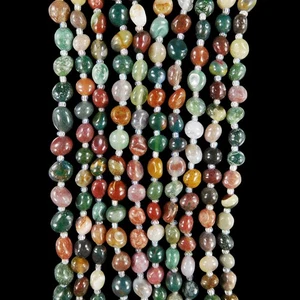 Fancy Jasper freeform Bead Strand HG701013 - Picture 1 of 4