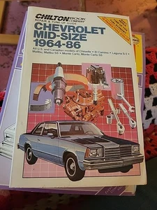 Chiltons Repair Manual 6840 Chevrolet Mid Size 1964-1986 Chevelle El Camino  - Picture 1 of 7