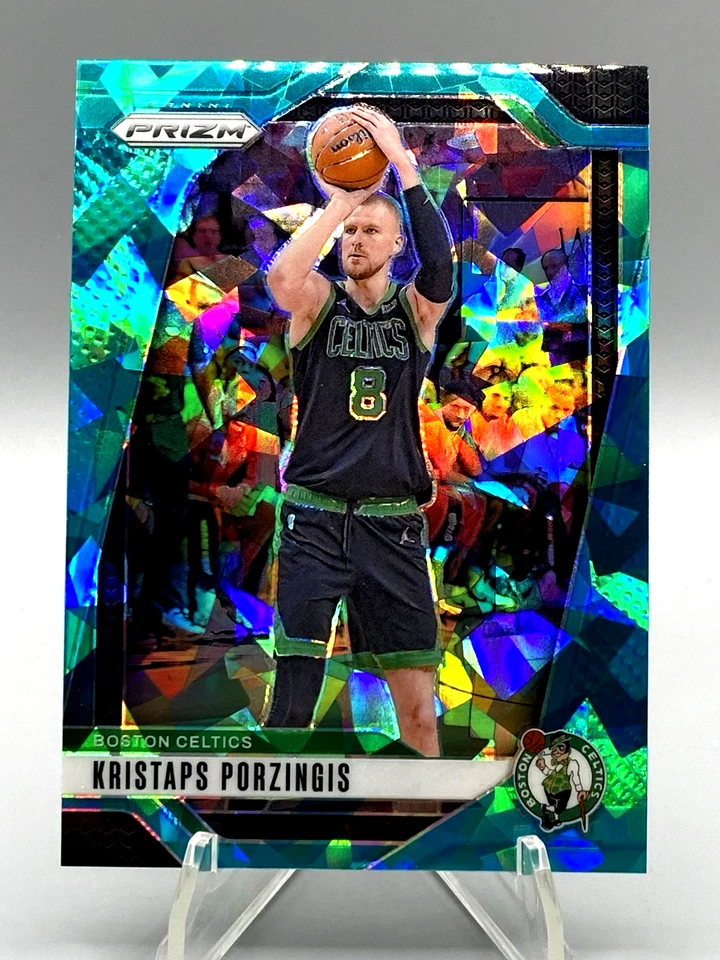 2024-25 Panini Prizm - Kristaps Porzingis #114 Teal Ice Prizm /225 - Imagem 1 de 3