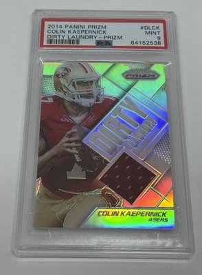 COLIN KAEPERNICK 2014 Panini Prizm #DL-CK Dirty Laundry Player Worn Jersey Relic - Image 1 of 2