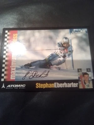 Stephan Eberharter Olympiasieger/Riesenslalom -Originalautogramm- - Bild 1 von 2