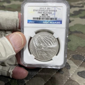 2012-P $1 Star Spangled Banner First Releases NGC MS 70 - Picture 1 of 2