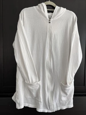 ASR Nordstrom XL Unisex Sudadera con Capucha de Tela de Malla Ligera con Cremallera y Bolsillos Foto 1 de 4