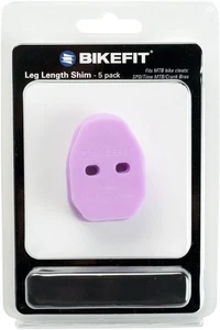 BikeFit Leg Length Shims - MTB/SPD/Time/Crank Bros Compatible, 2-Hole, 3mm, 5-Pa - Picture 1 of 1