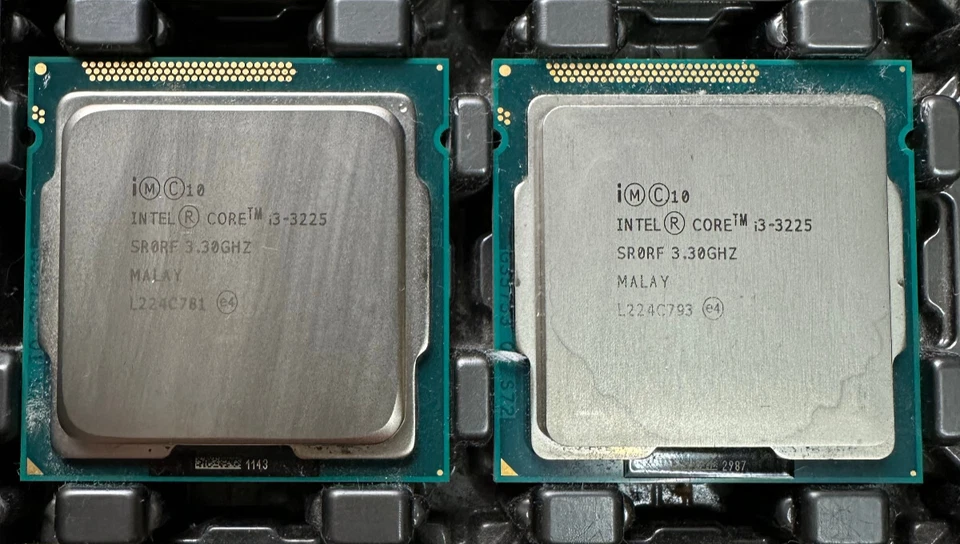 CPU Intel Core i3-3225 @ 3,30 GHz (lote de 2) Foto 1 de 3