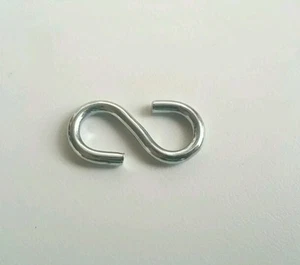 10 Stück S-Haken verzinkt 30 mm Haken Planenhaken- deutsche Markenware - Bild 1 von 2