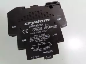 Crydom DRD48D06R SSR Industrial Mount 6A 600VAC Out, 4 to 32DC In 18mm Dual UL - Picture 1 of 3