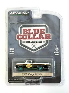 GREENLIGHT GREEN MACHINE 35240-A 1:64 Dodge D-100 1964 with Toolbox - Pennzoil - - Picture 1 of 1