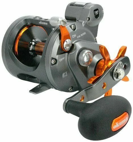 Carrete contador de línea de agua fría Okuma 2+1bb 5.1:1 12lb/290yd mano izquierda LH CW-153DLX Foto 1 de 1