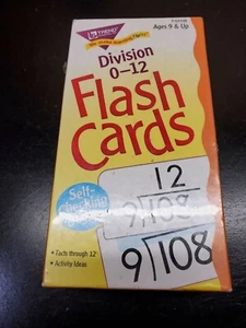Trend Enterprises Division 0-12 Flash Cards - Ages 9 & Up - NEW - Picture 1 of 7