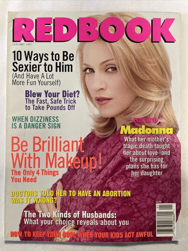1997 January, Redbook Magazine, Madonna (CP119) - Image 1 of 3