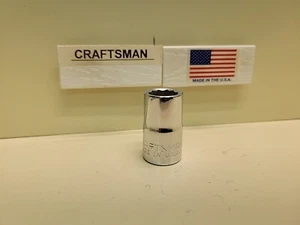 Craftsman 14mm Metric 1/2" Drive Socket 44235 EE  New Old Stock Made in USA - Picture 1 of 8