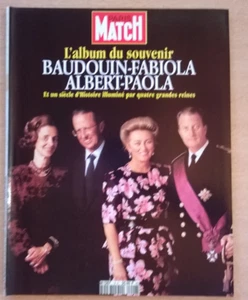 PARIS MATCH Hors Série (Août 1993) - Album souvenir Baudouin - Etat Collector - Imagen 1 de 24